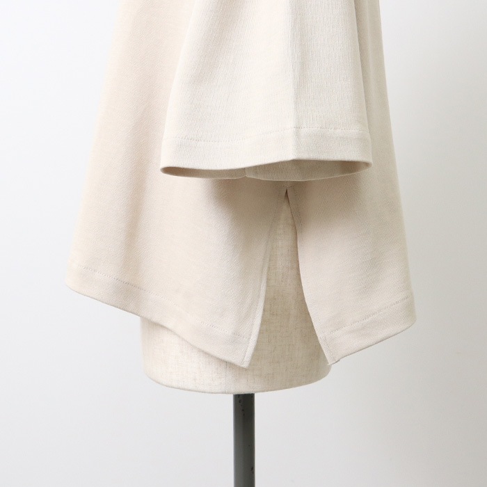 NARU(ナル) デラヴェジャージーボートネックワイドプルオーバー 654202BE