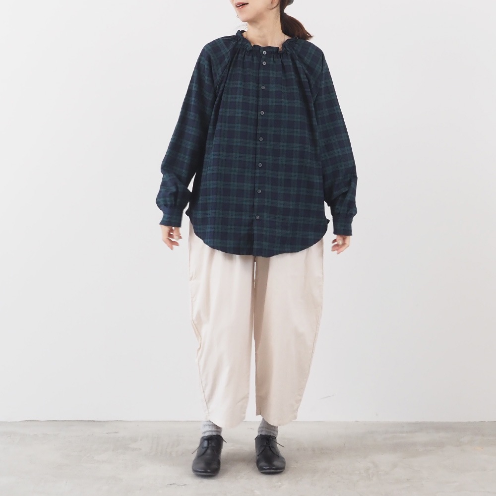 NARU(ナル) 30ビエラワッシャー エッグパンツ 6658551