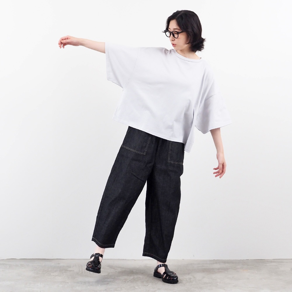 NARU(ナル) クラシック天竺 ワイドスリーブシャツ 648030