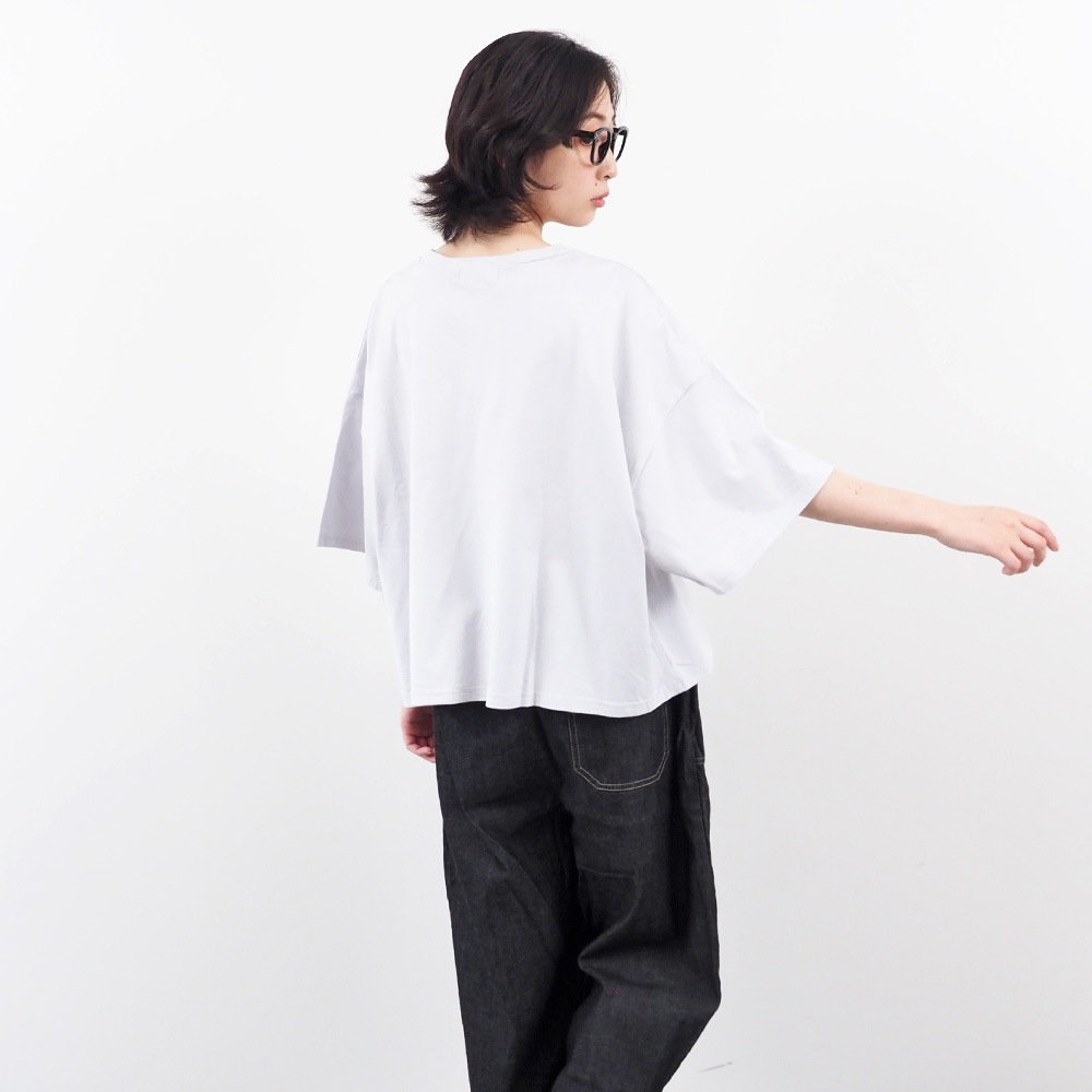 NARU(ナル) クラシック天竺 ワイドスリーブシャツ 648030