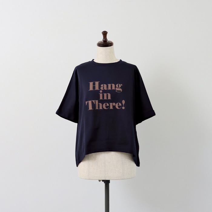 NARU/ナル　ハイゲージ天竺　Hang in thher-Tee ロゴＴシャツ　649235-09ホワイト NARU NARU/ナル ハイゲージ天竺 Hang in thher-Tee ロゴTシャツ