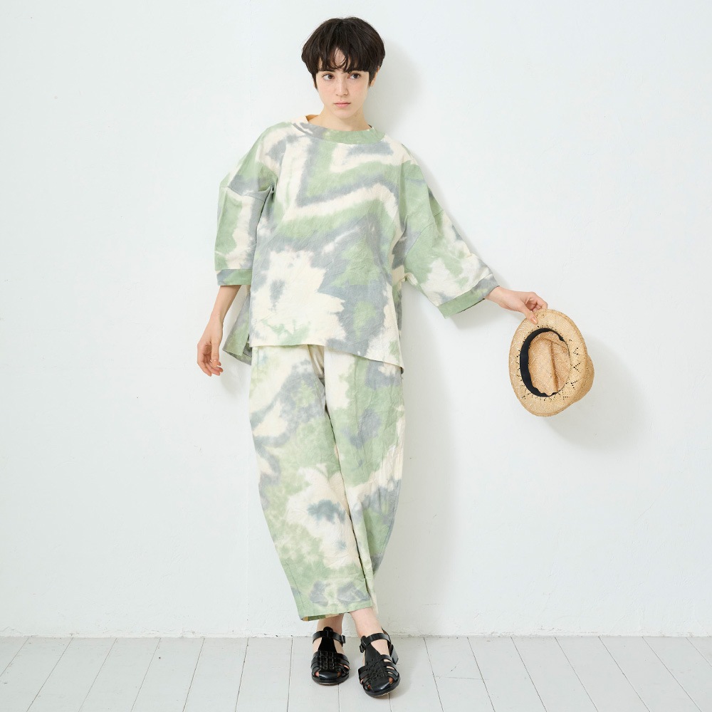 NARU(ナル) タイダイ染シーチングハンドワッシャー ワイドT 661831