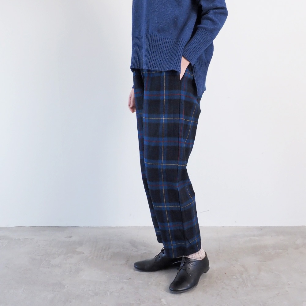 NARU(ナル) Nishiwakiフランネルチェック コージーパンツ 6508381