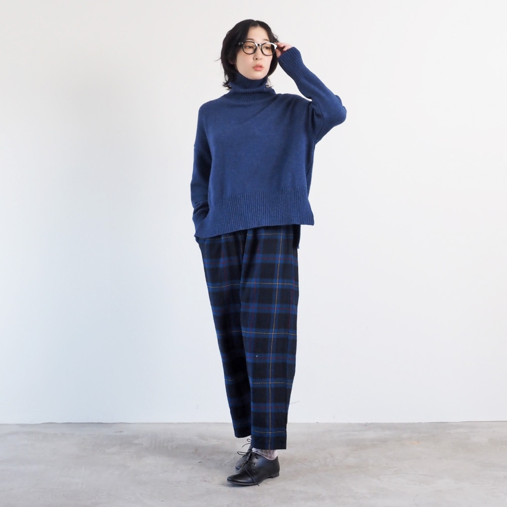NARU(ナル) Nishiwakiフランネルチェック コージーパンツ 6508381