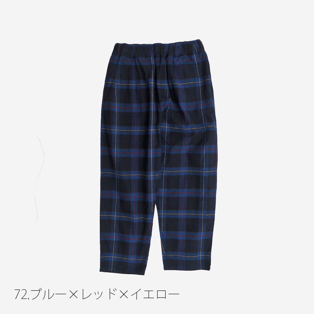 NARU(ナル) Nishiwakiフランネルチェック コージーパンツ 6508381