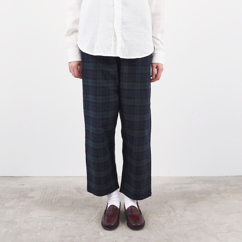 NARU(ナル) Nishiwakiフランネルチェック コージーパンツ 6508381