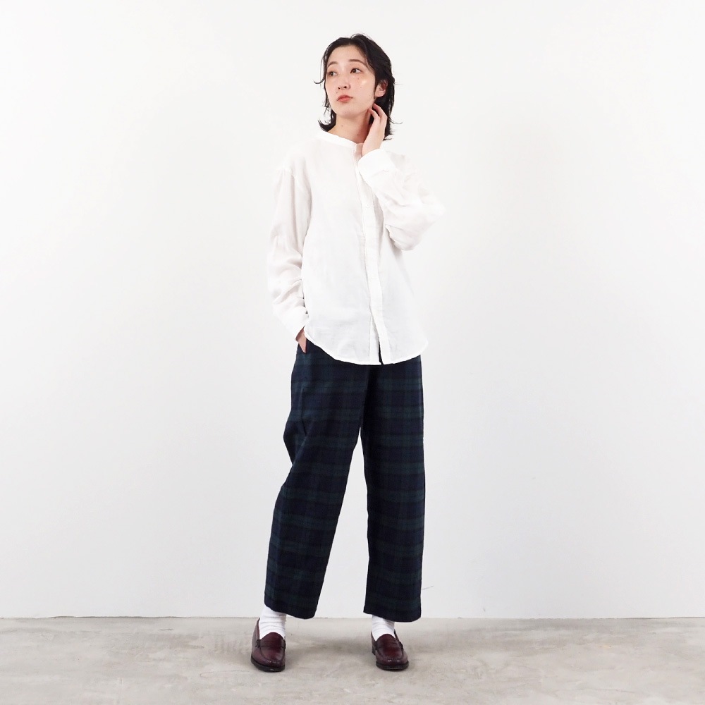 NARU(ナル) Nishiwakiフランネルチェック コージーパンツ 6508381