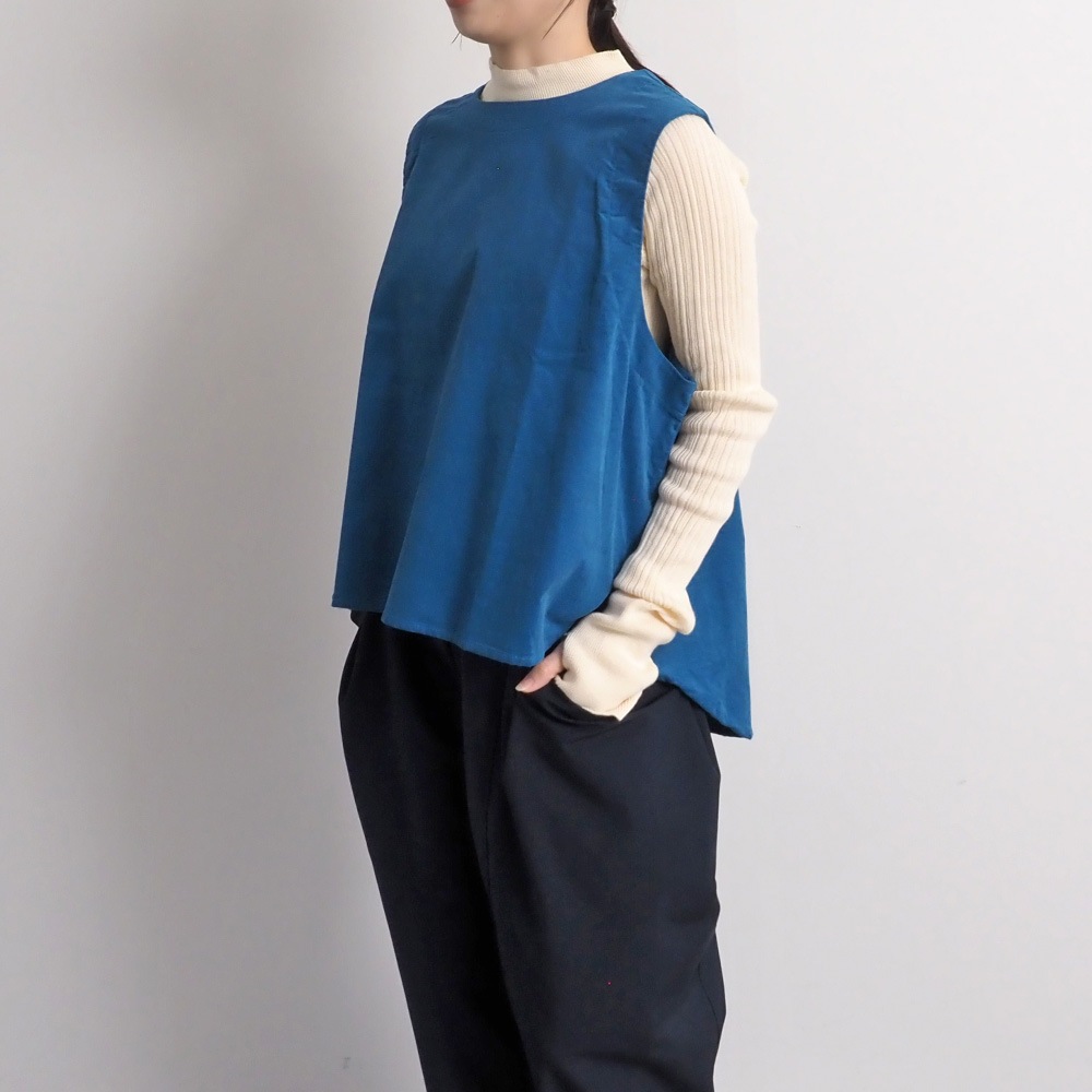 NARU(ナル) シャツコール ラウンドベスト 666805