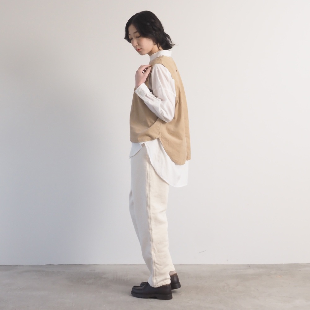 NARU(ナル) シャツコール ラウンドベスト 666805