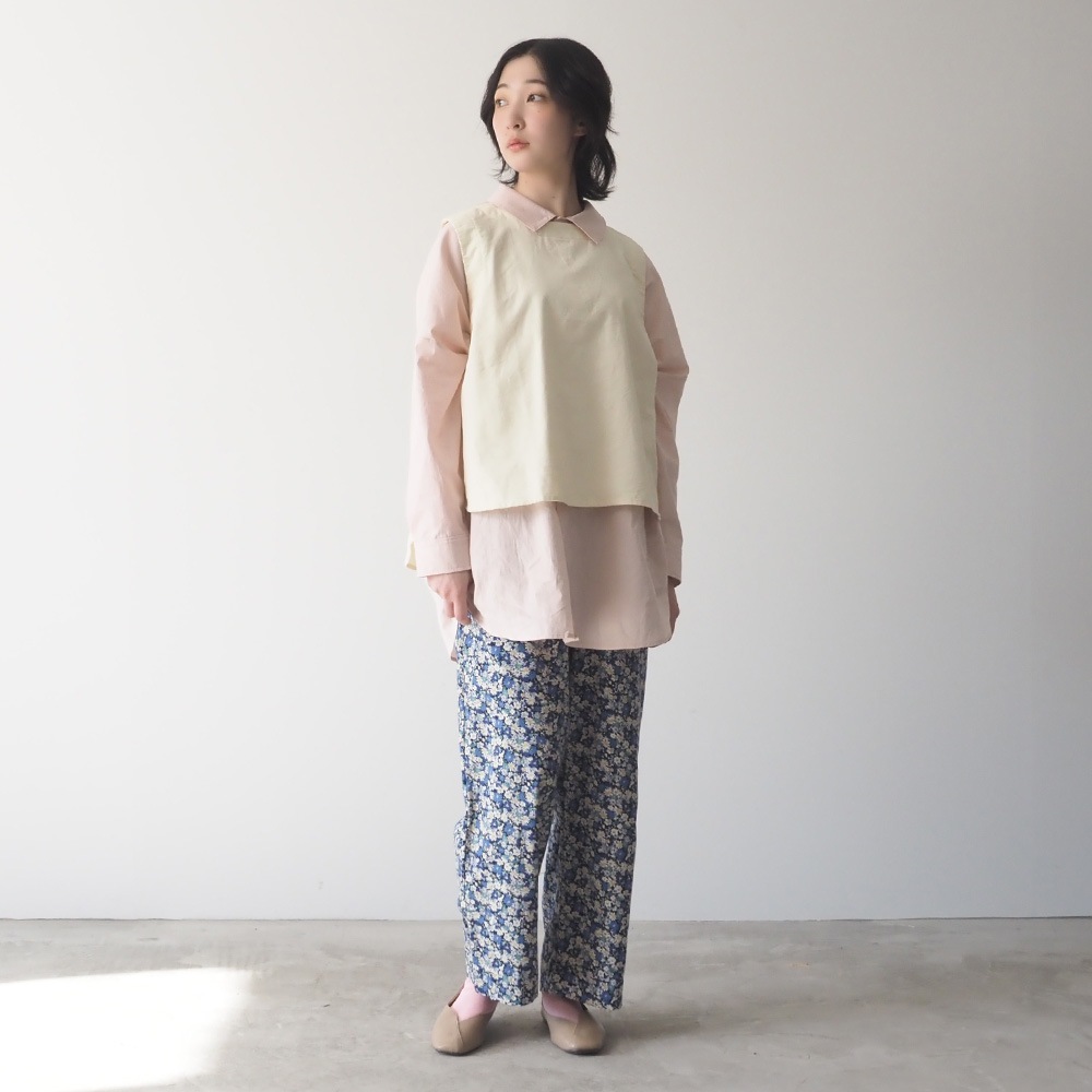 NARU(ナル) シャツコール ラウンドベスト 666805