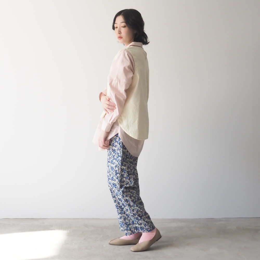 NARU(ナル) シャツコール ラウンドベスト 666805