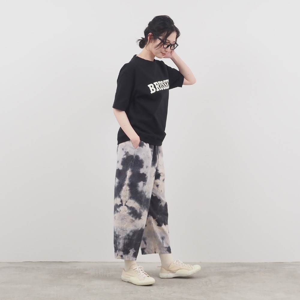 NARU(ナル) タイダイ染シーチングハンドワッシャー エッグパンツ 661830