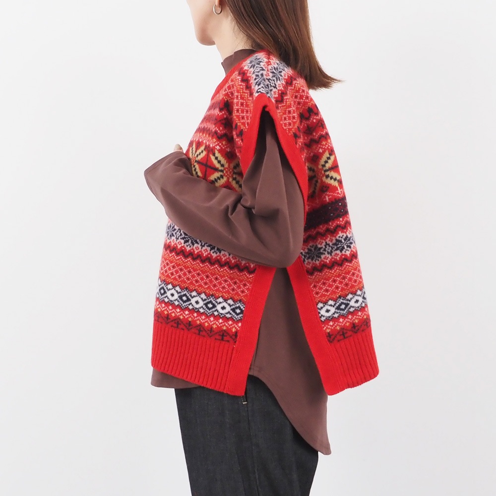 NARU(ナル) タスマニアラム フェアアイルボックスベスト 665621