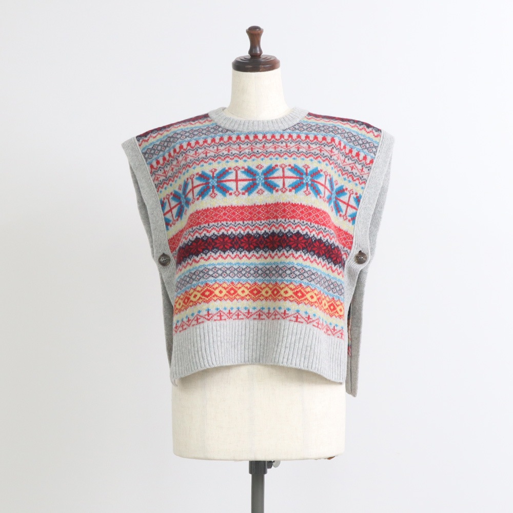 NARU(ナル) タスマニアラム フェアアイルボックスベスト 665621