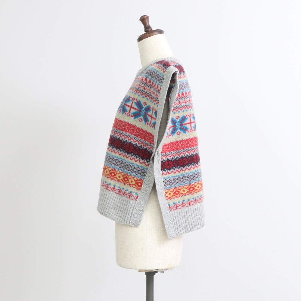 NARU(ナル) タスマニアラム フェアアイルボックスベスト 665621