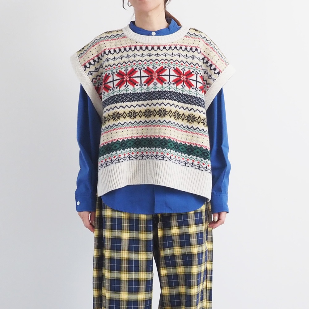 NARU(ナル) タスマニアラム フェアアイルボックスベスト 665621