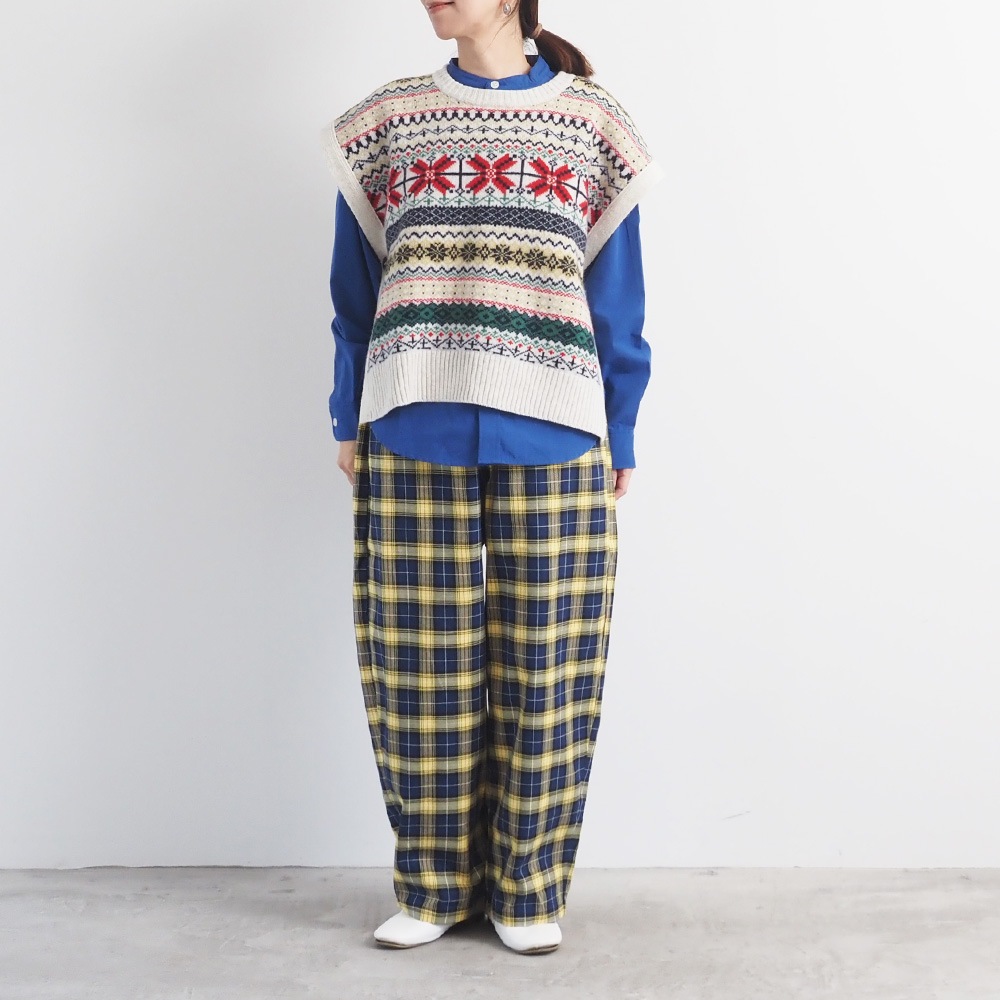 NARU(ナル) タスマニアラム フェアアイルボックスベスト 665621