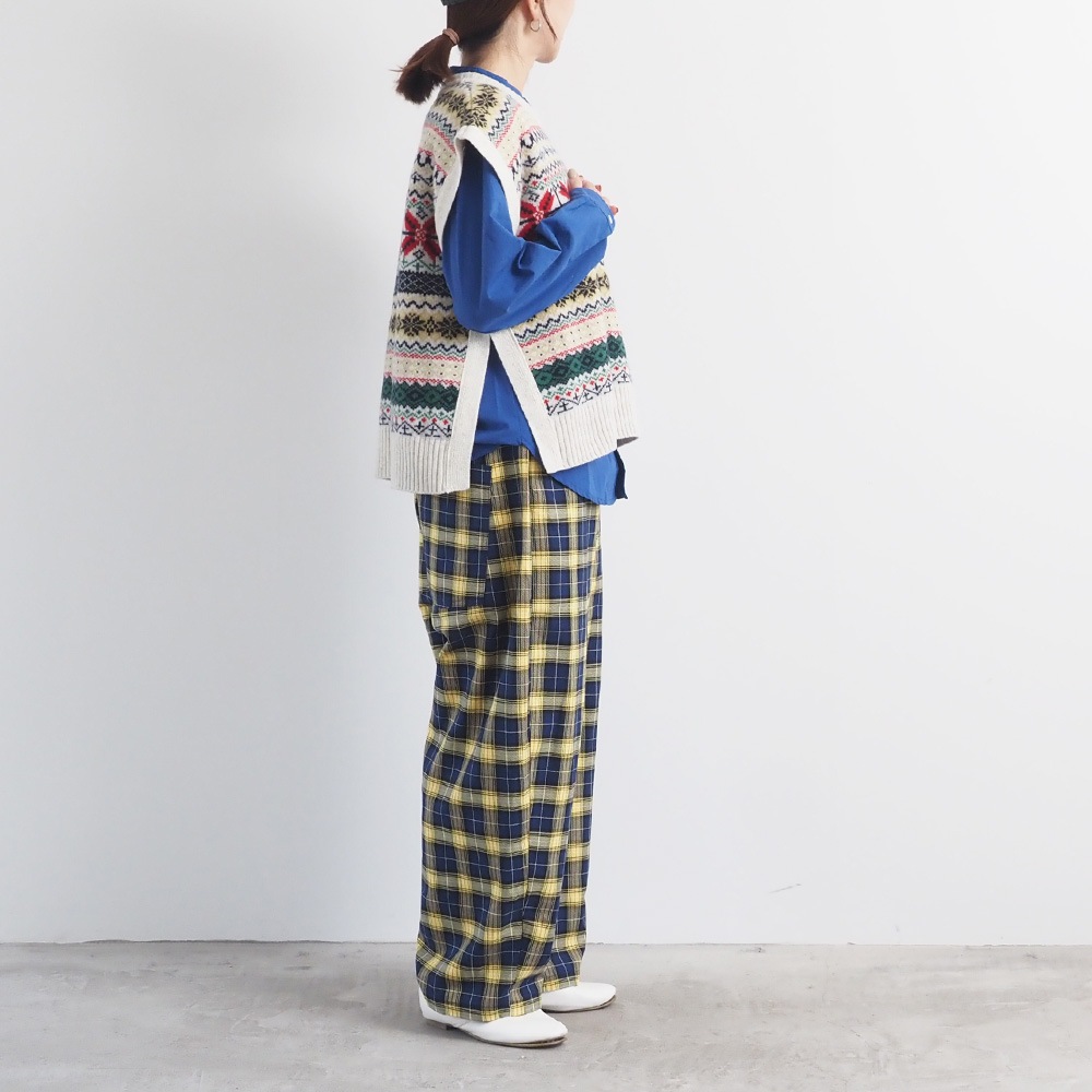 NARU(ナル) タスマニアラム フェアアイルボックスベスト 665621