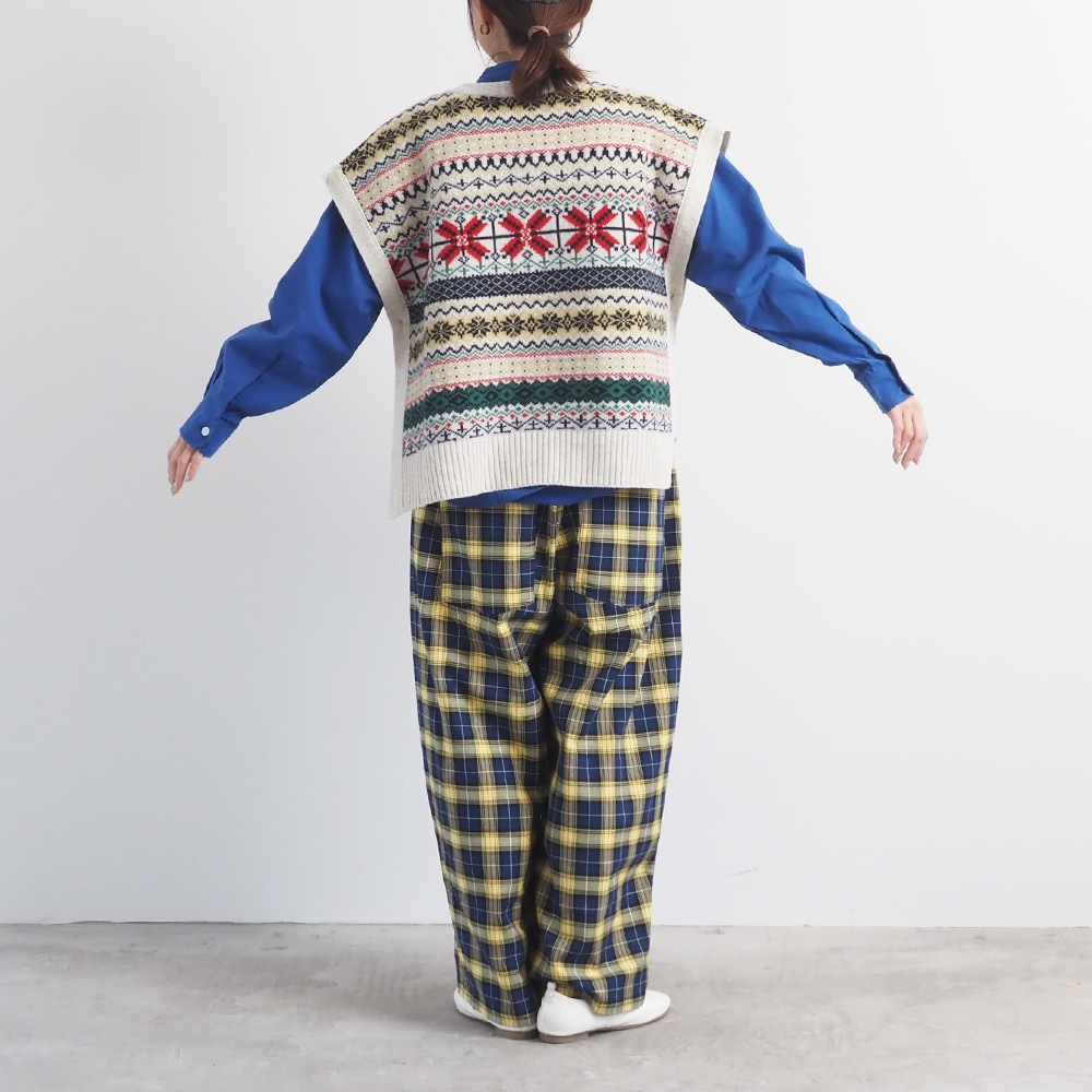 NARU(ナル) タスマニアラム フェアアイルボックスベスト 665621