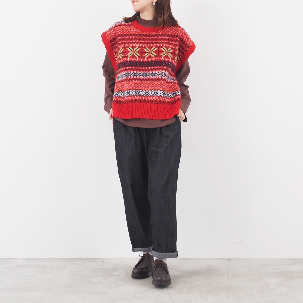 NARU(ナル) タスマニアラム フェアアイルボックスベスト 665621