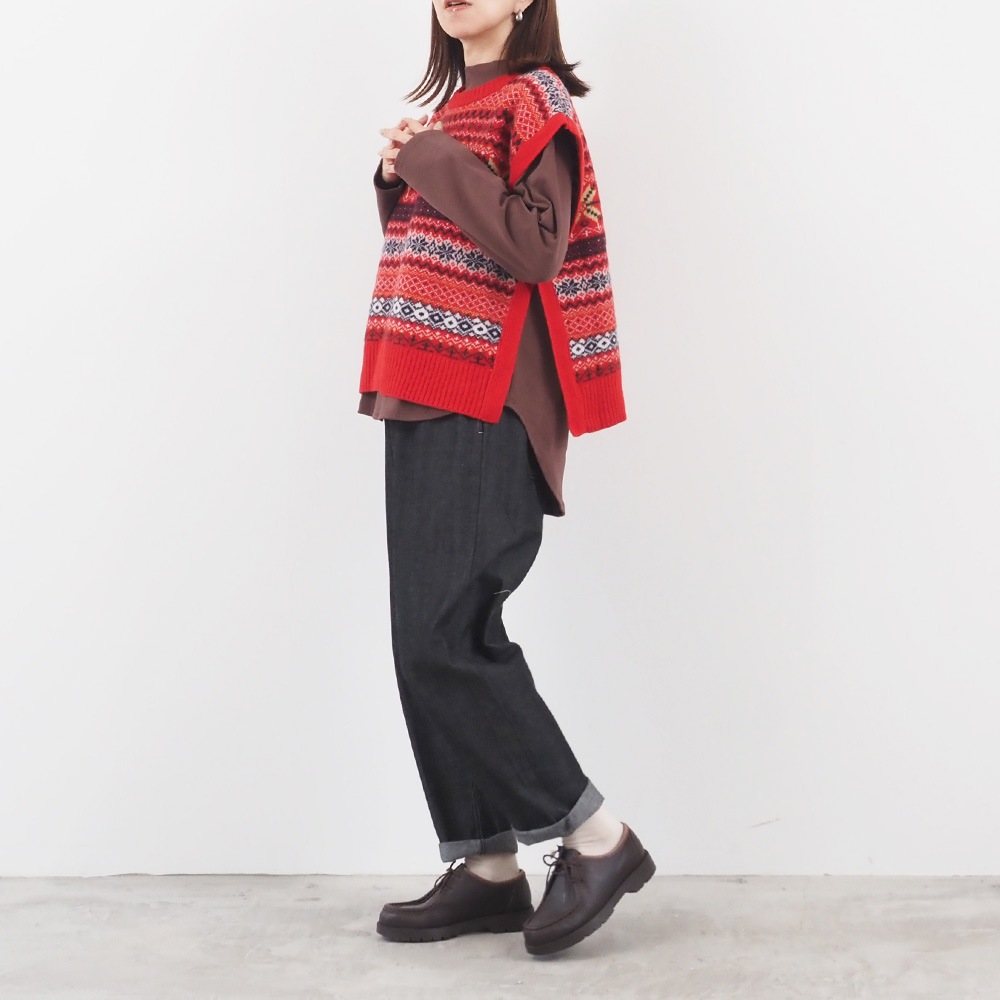 NARU(ナル) タスマニアラム フェアアイルボックスベスト 665621