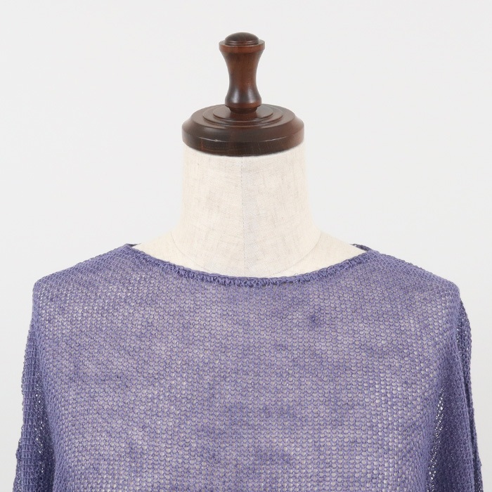 NARU(ナル) サフィランリネン 鹿の子メッシュニット 655751