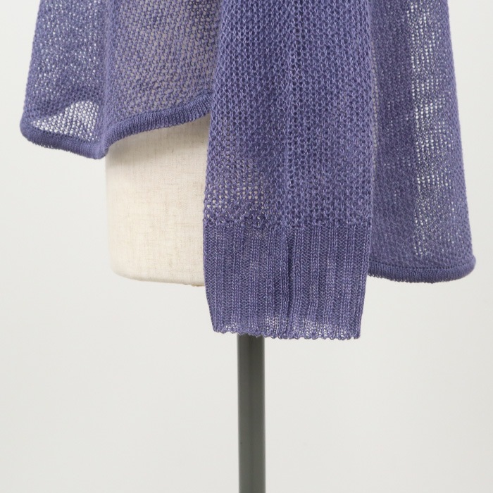 NARU(ナル) サフィランリネン 鹿の子メッシュニット 655751