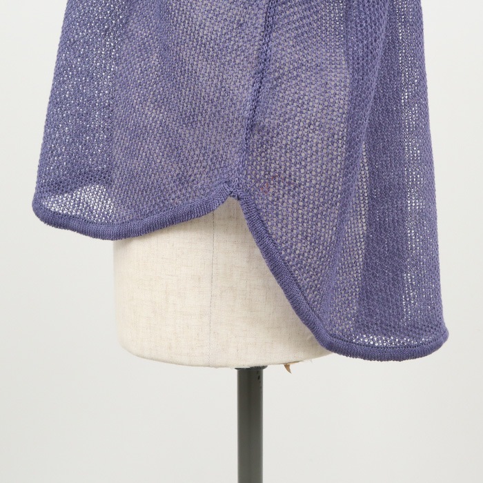 NARU(ナル) サフィランリネン 鹿の子メッシュニット 655751