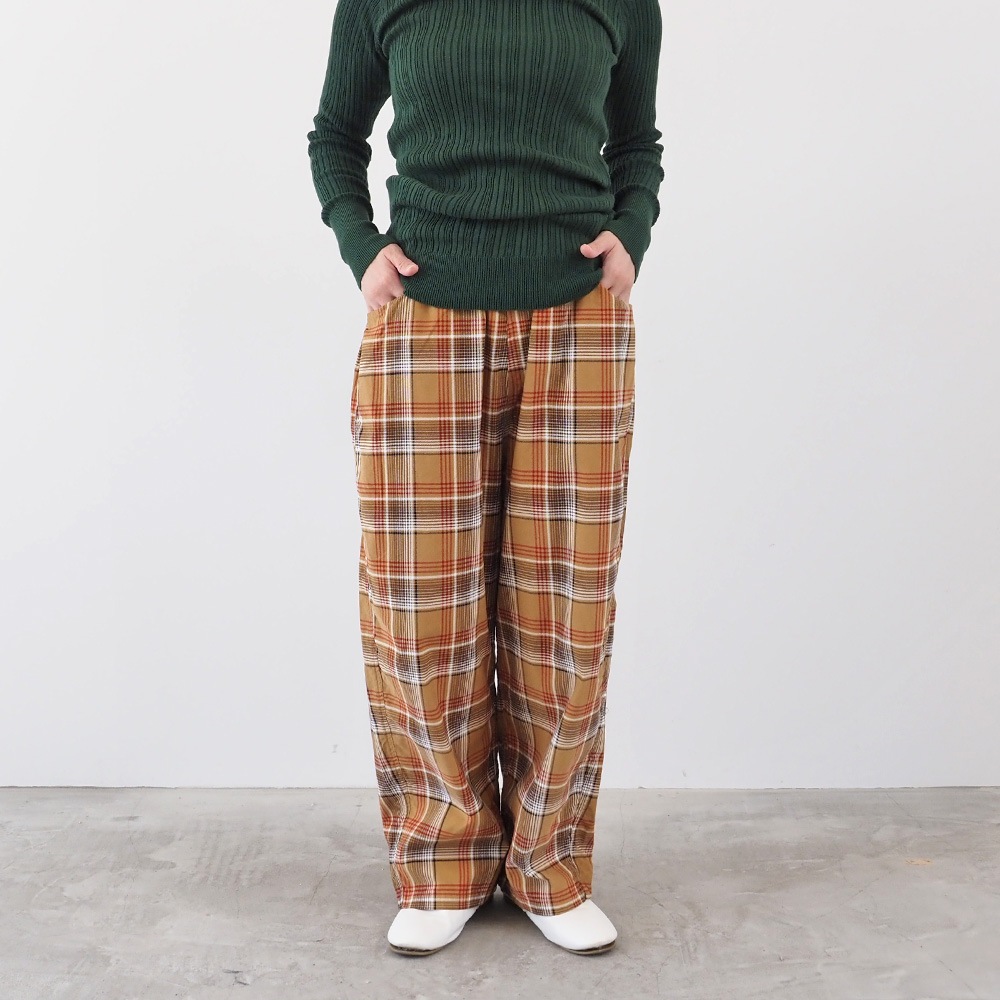 NARU(ナル) シャツコールチェック ノッポパンツ 6658761