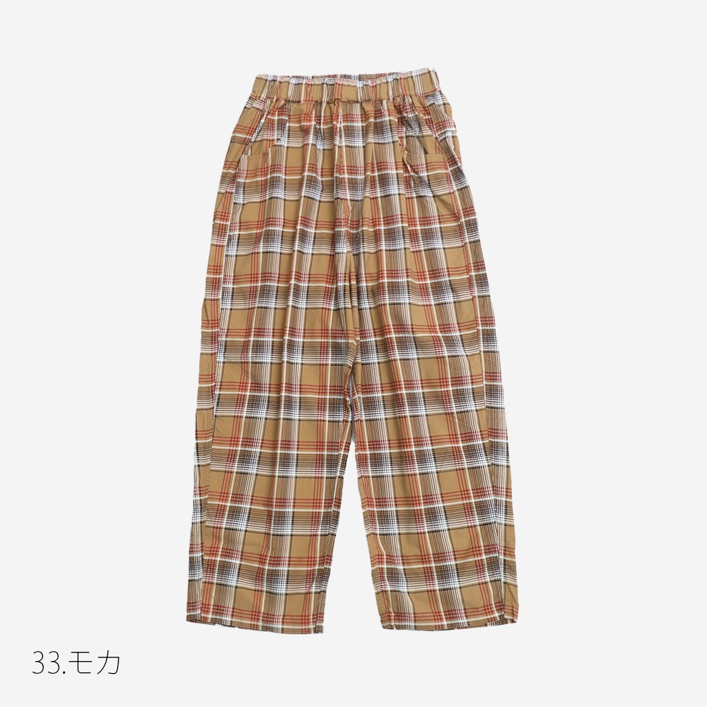 NARU(ナル) シャツコールチェック ノッポパンツ 6658761