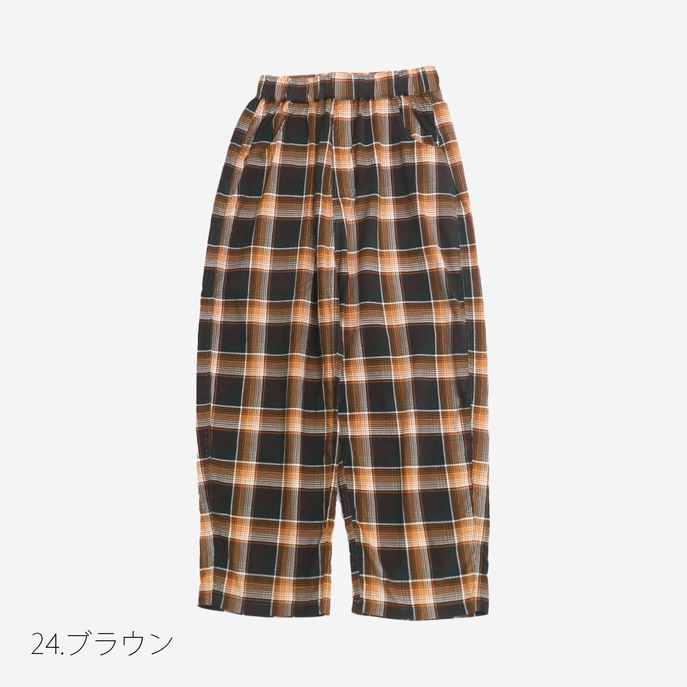 NARU(ナル) シャツコールチェック ノッポパンツ 6658761