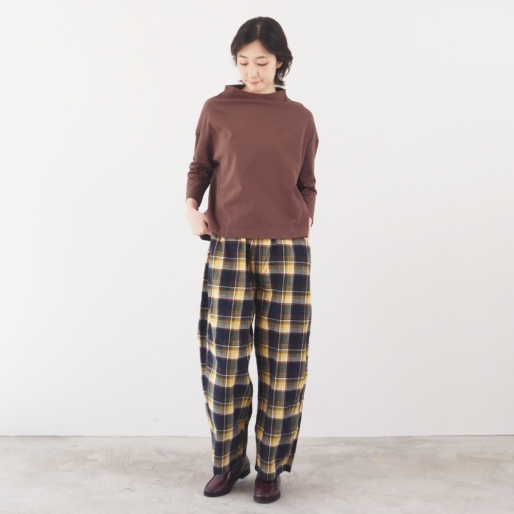 NARU(ナル) シャツコールチェック ノッポパンツ 6658761