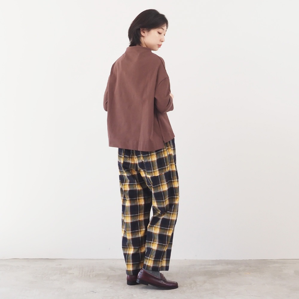 NARU(ナル) シャツコールチェック ノッポパンツ 6658761