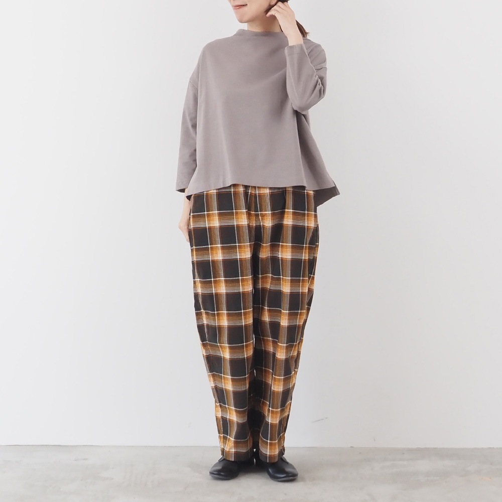 NARU(ナル) シャツコールチェック ノッポパンツ 6658761