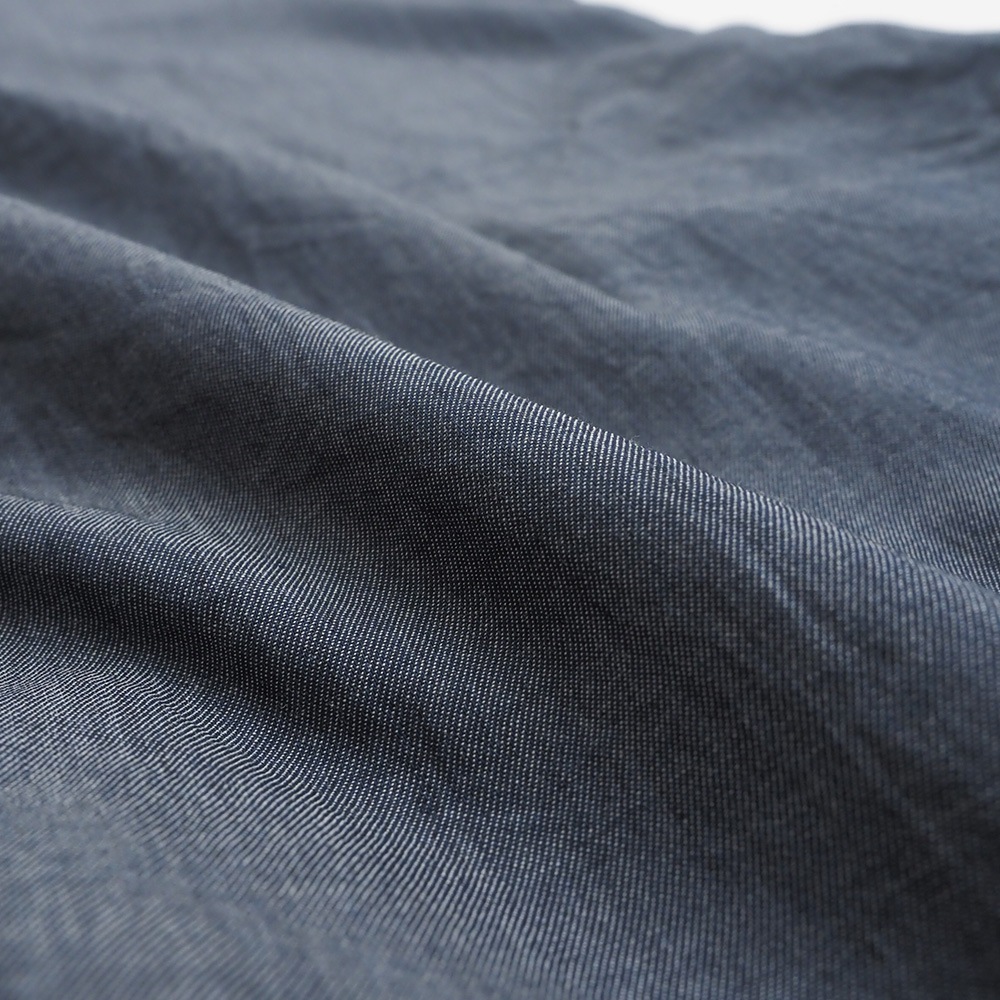 【予約】【あさこさんコラボ】NARU(ナル) 2.25デニム フリルネックブラウス 6S-ask-225D