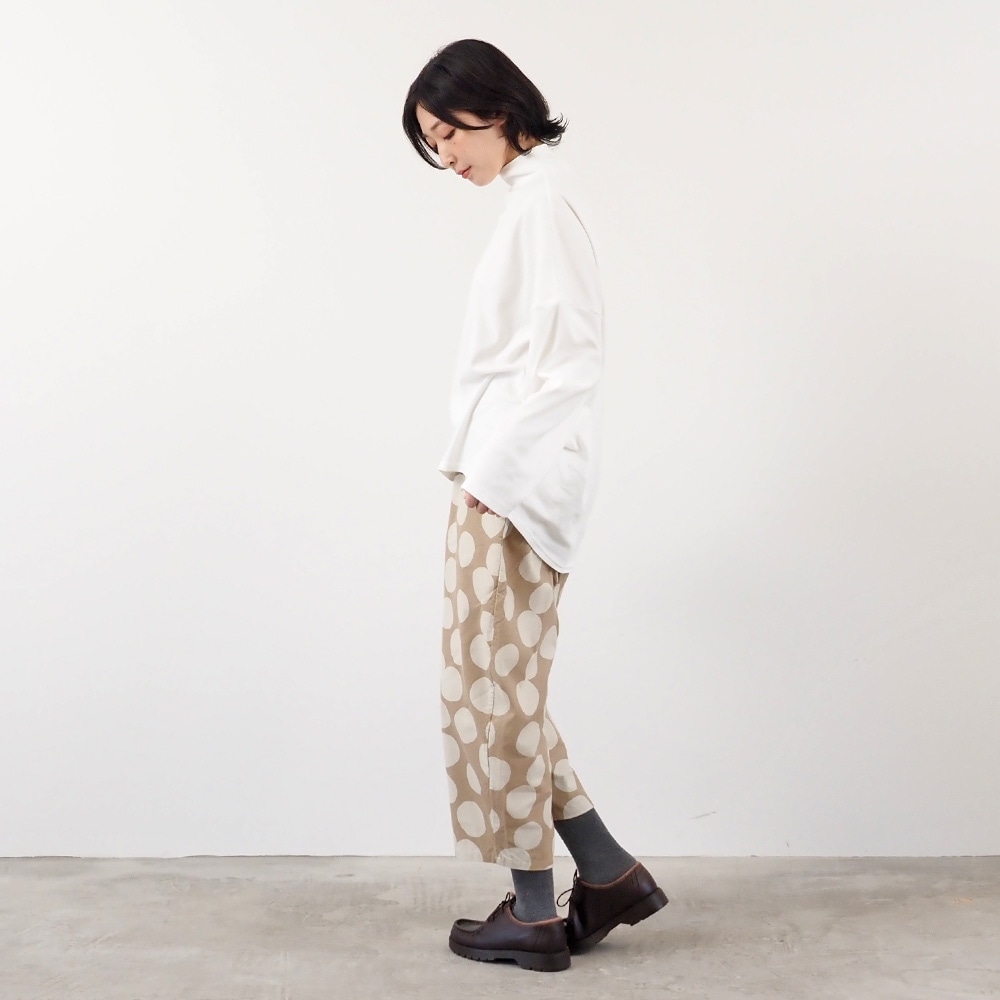 NARU(ナル) Vintage Peachスムース ハイネックPO 665021