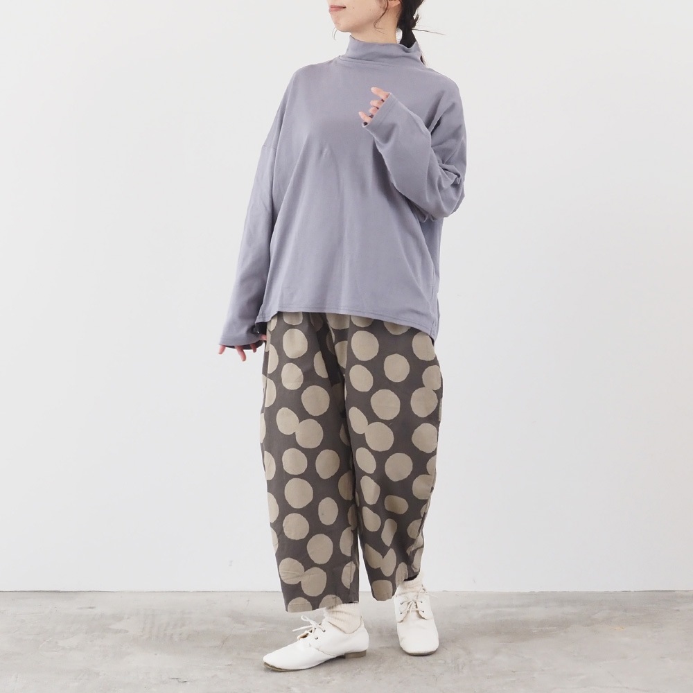 NARU(ナル) Vintage Peachスムース ハイネックPO 665021