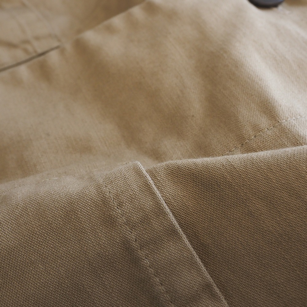 【予約】NARU(ナル) ムラ糸ミリタリーバックサテン ノッチジャケット 670810