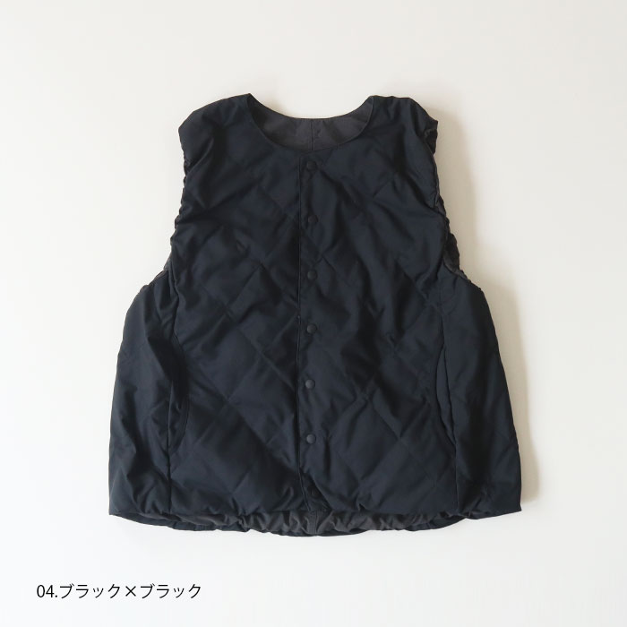 予約受付中!10月上旬納期<br> NARU(ナル) リバーシブルダウンベスト 638100