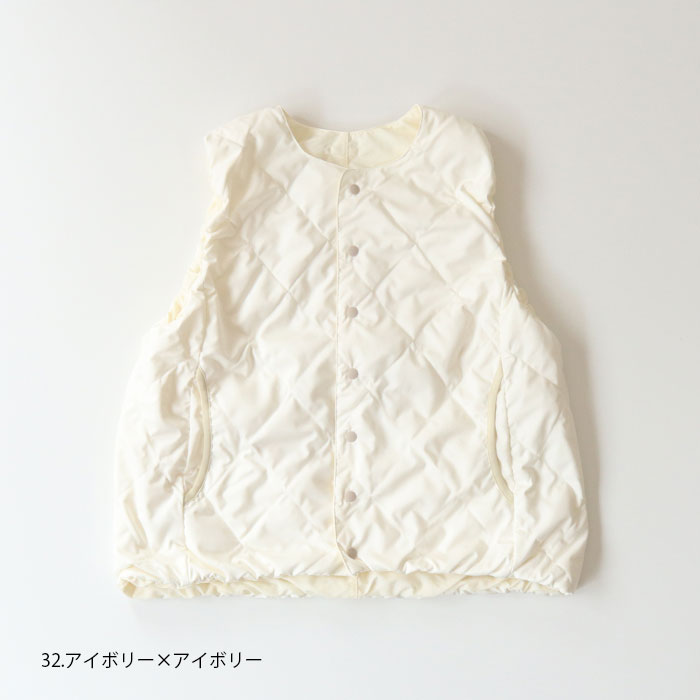 予約受付中!10月上旬納期<br> NARU(ナル) リバーシブルダウンベスト 638100