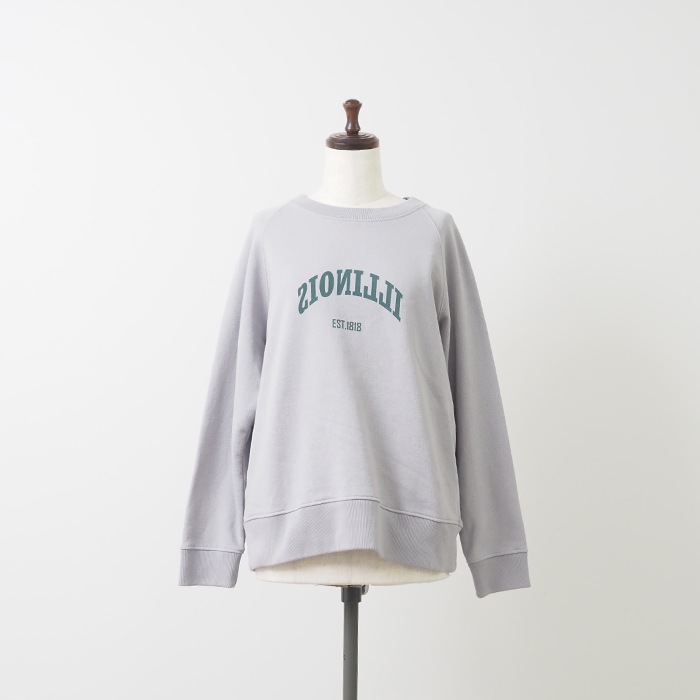 NARU(ナル) アメリカンドライ裏毛 ILLINOISプリントPO 656016