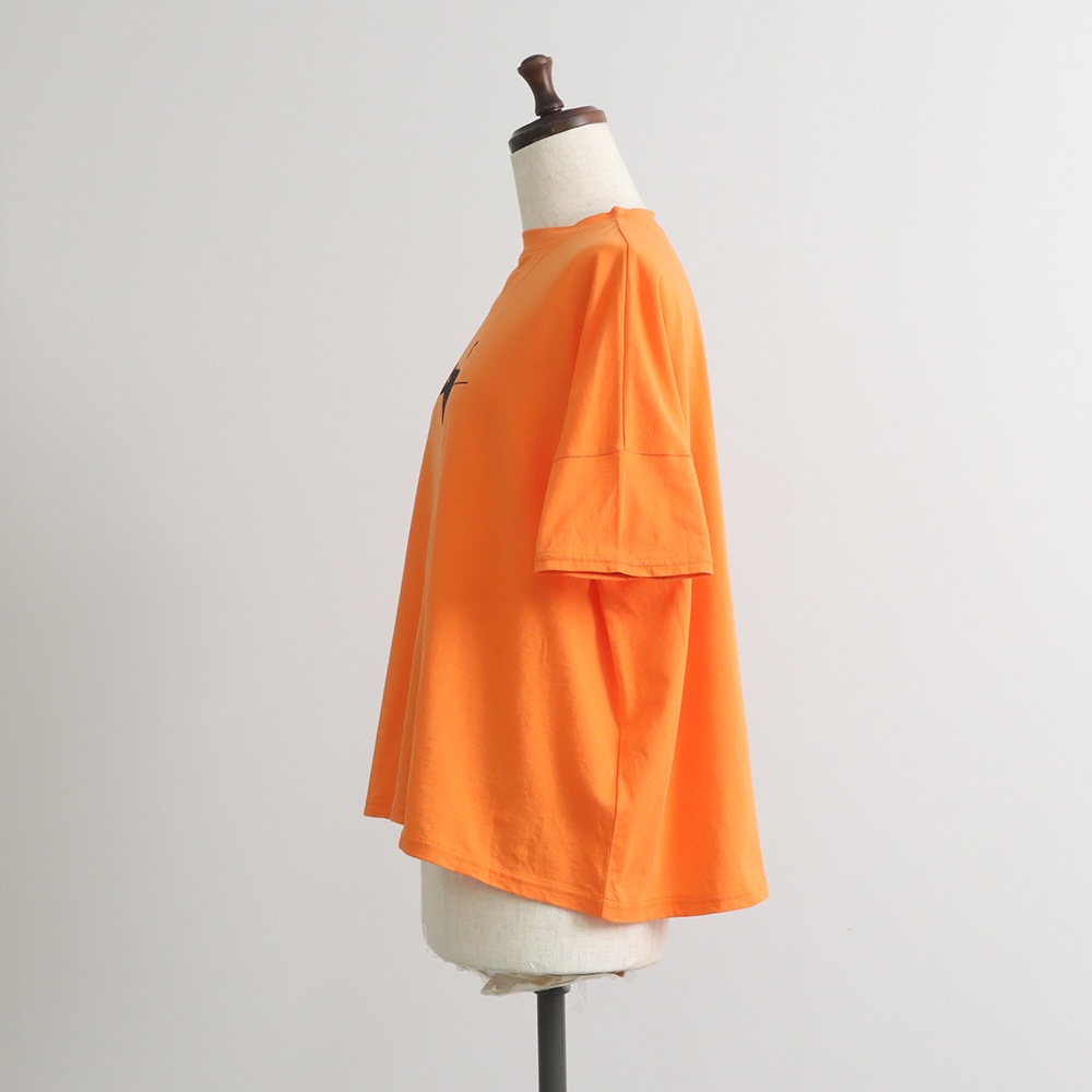 NARU(ナル) ナチュラルソフト天竺 くつろぎちゃんプリントシャツ 671015