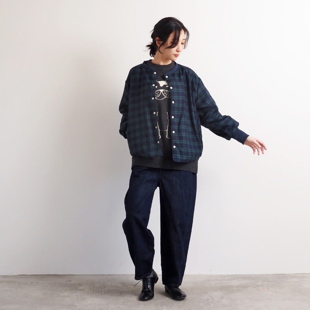 NARU(ナル) ロイヤルタータン パデットハウスジャケット 665106