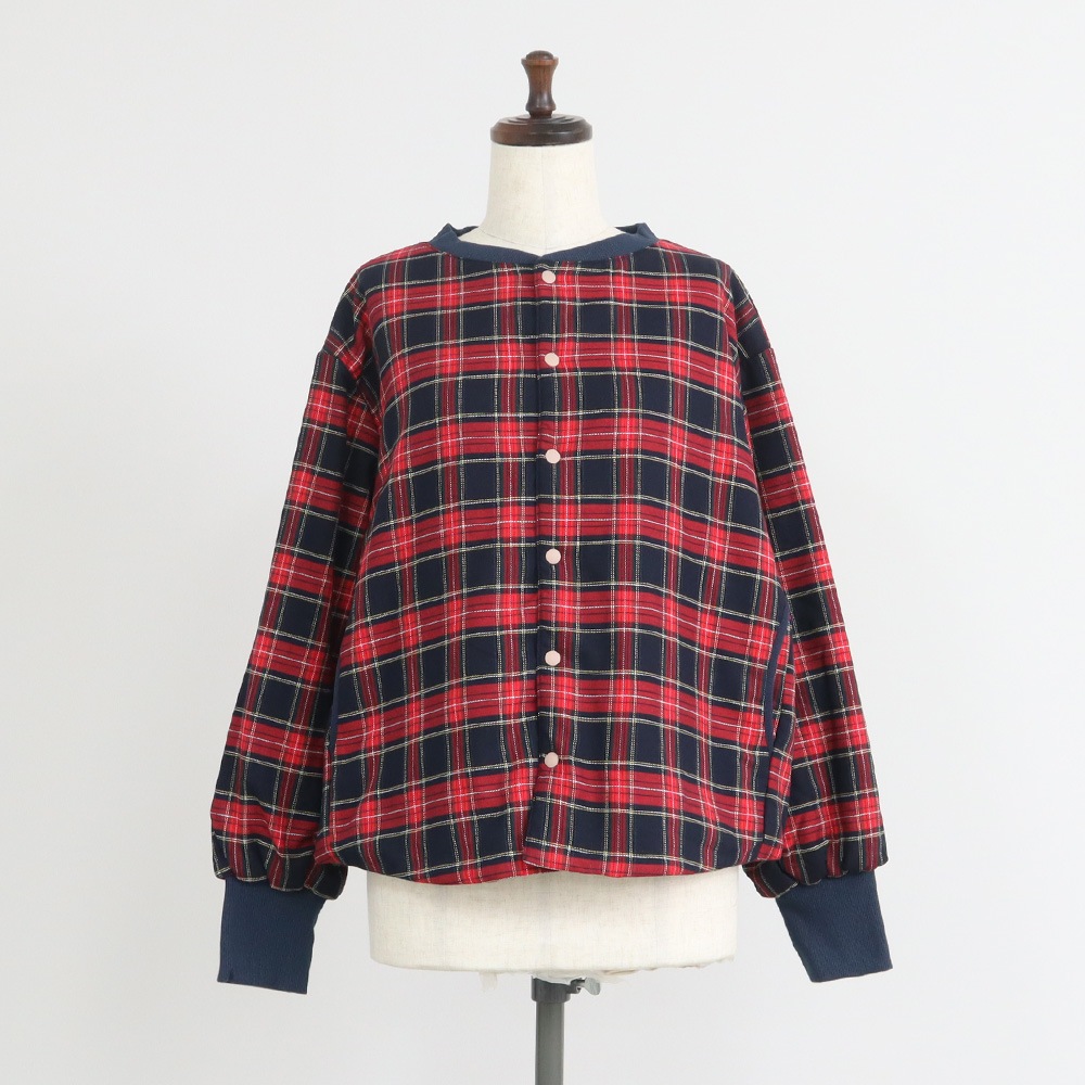 NARU(ナル) ロイヤルタータン パデットハウスジャケット 665106