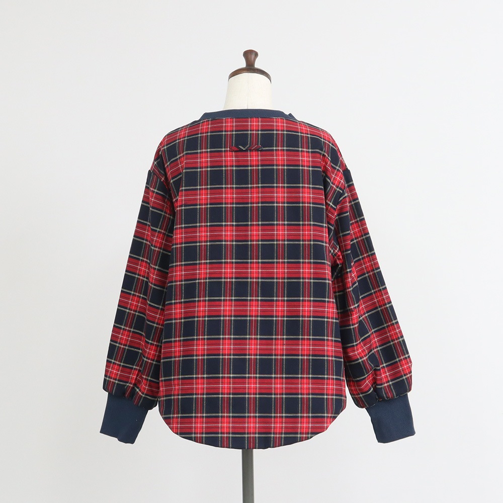 NARU(ナル) ロイヤルタータン パデットハウスジャケット 665106