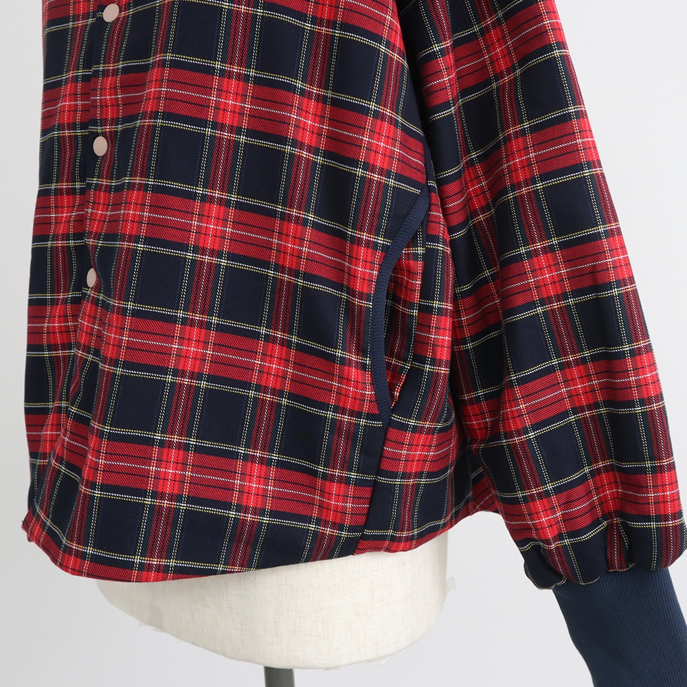 NARU(ナル) ロイヤルタータン パデットハウスジャケット 665106