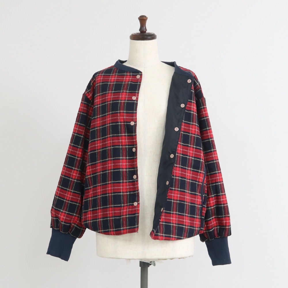 NARU(ナル) ロイヤルタータン パデットハウスジャケット 665106