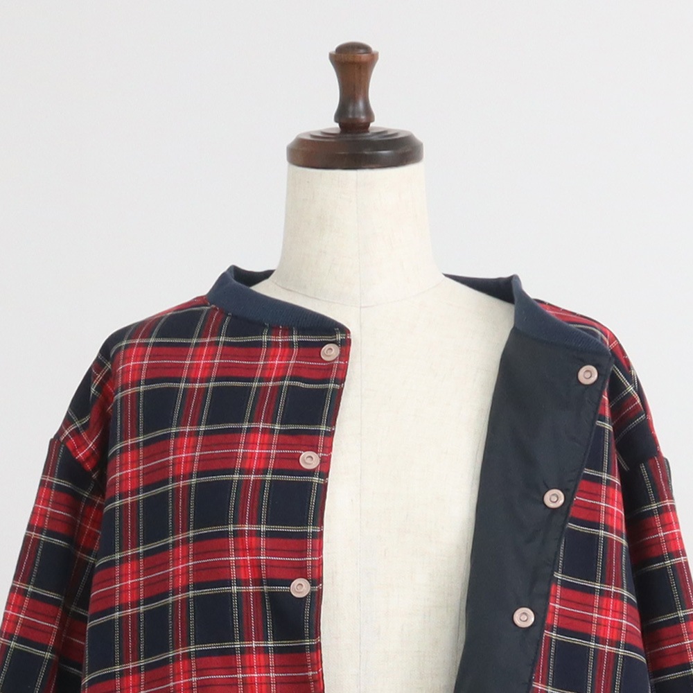 NARU(ナル) ロイヤルタータン パデットハウスジャケット 665106