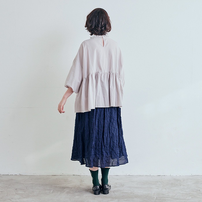 NARU(ナル) 60ふんわりローン バルーンブラウス 654915