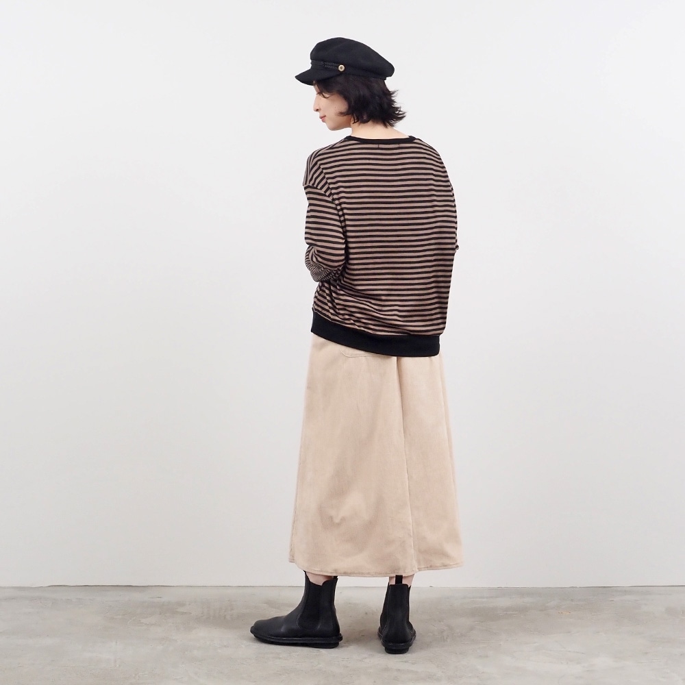 NARU(ナル) WOODYコーデュロイ 台形スカート 657005